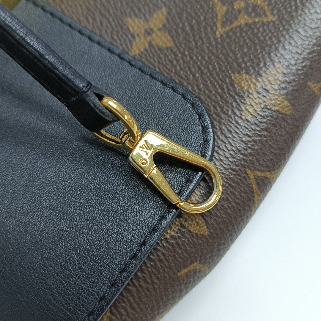 LOCKY BB Monogram Coated Canvas Brown