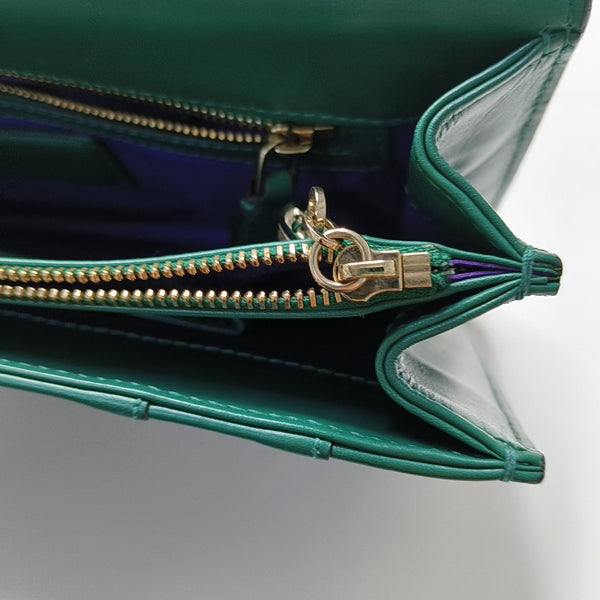 SERPENTI FOREVER Medium Calfskin Green