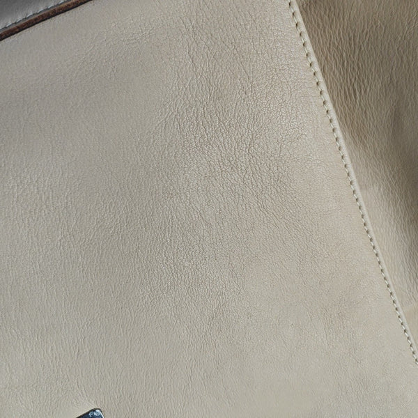 Calfskin Shoulder Bag Beige