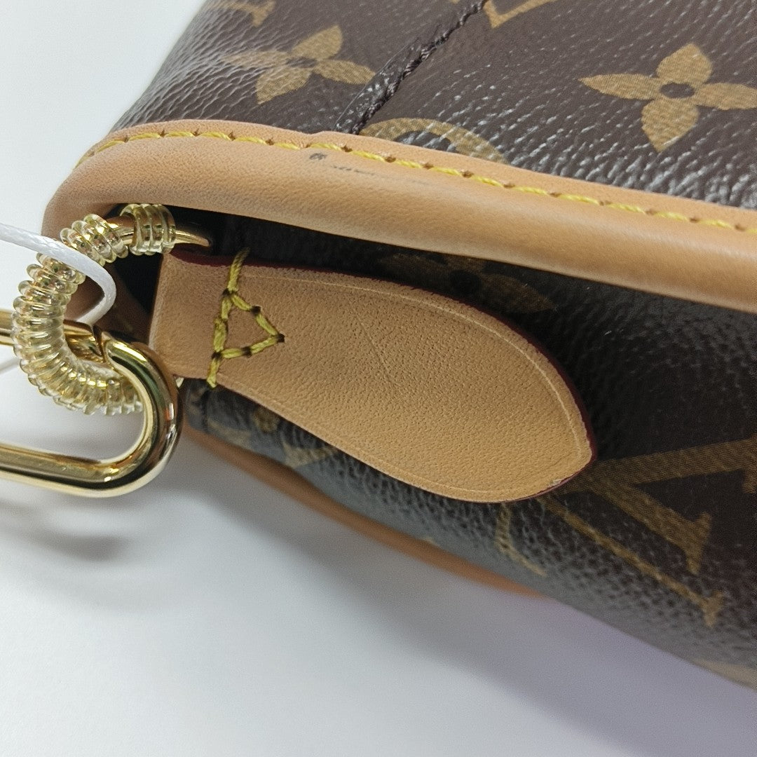 DIANE Monogram Coated Canvas Brown