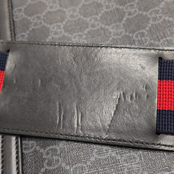 Nightcourrier Monogram Coated Canvas Black