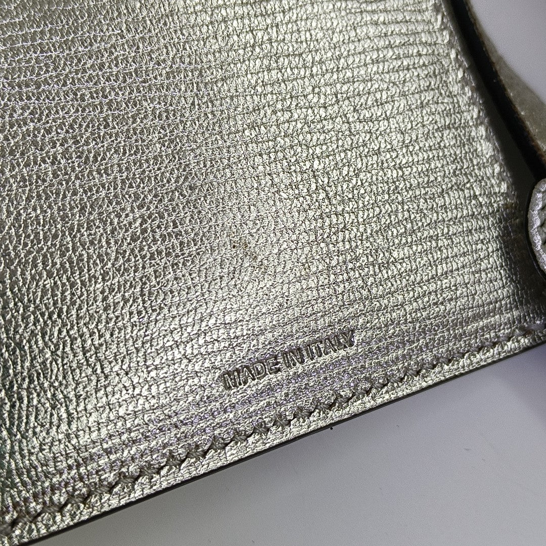 Gancino Calfskin Silver