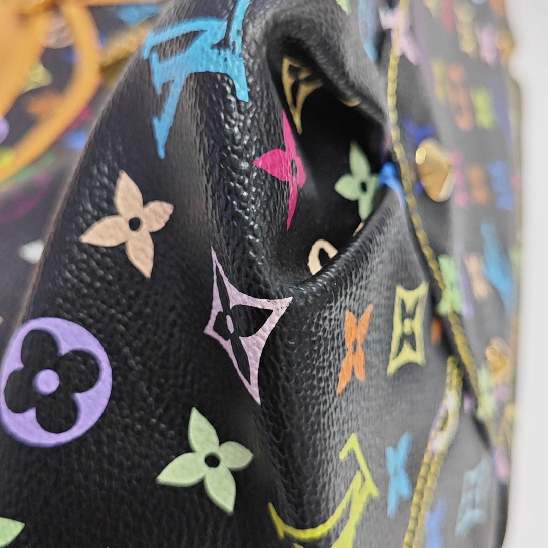 LV × TM ANNIE Monogram Coated Canvas Black