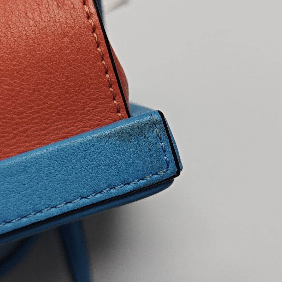 Calfskin Shoulder Bag Multicolor