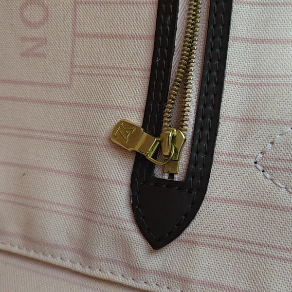 NEVERFULL MM Damier Ebene Coated Canvas Brown