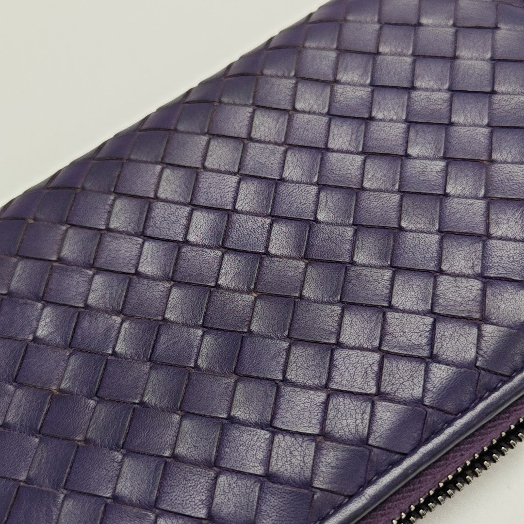 Lambskin Wallet Purple