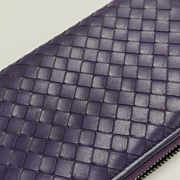 Lambskin Wallet Purple