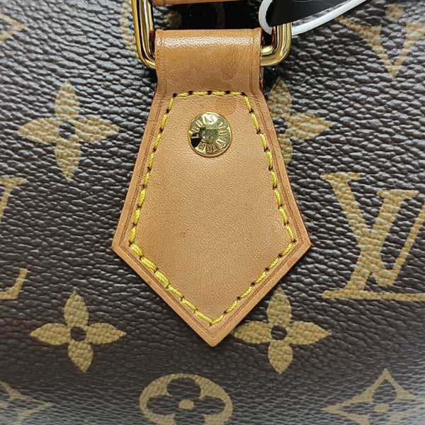 SPEEDY 20 Monogram Coated Canvas Brown