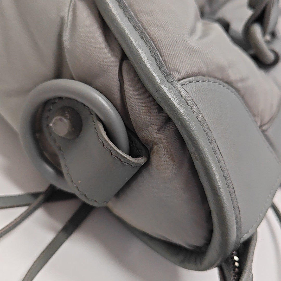 Classic Metallic Edge City Medium Nylon Gray