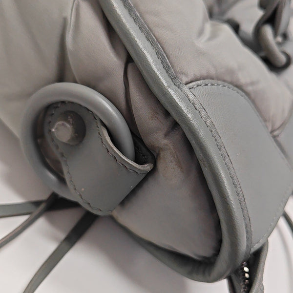 Classic Metallic Edge City Medium Nylon Gray