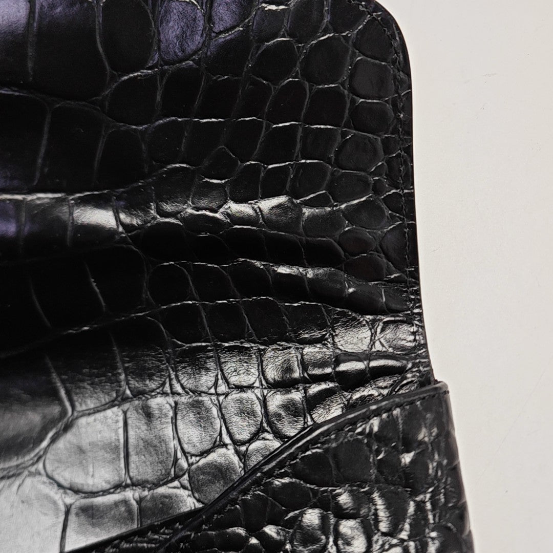 Calfskin Clutch Black