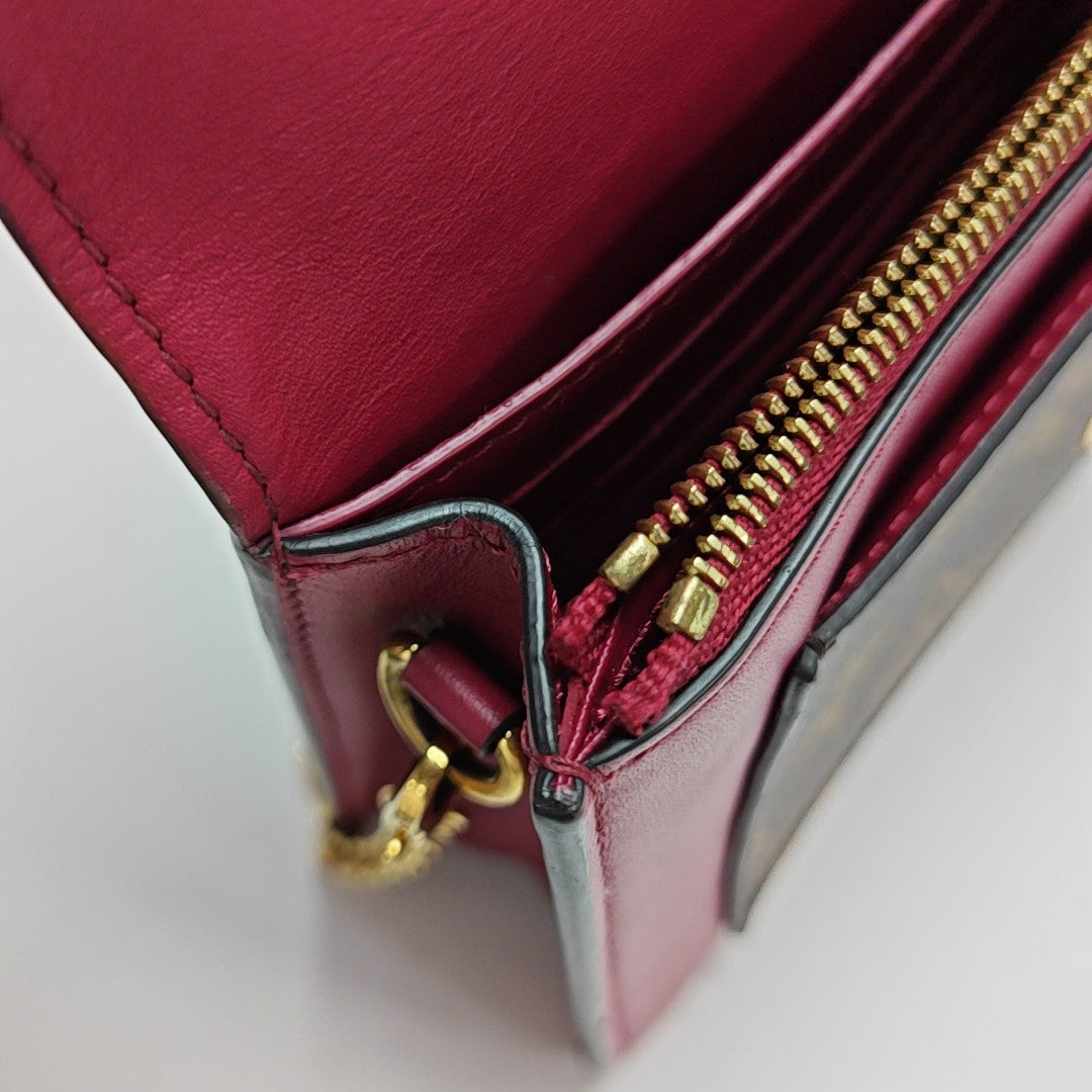 FLORE Monogram Coated Canvas Brown