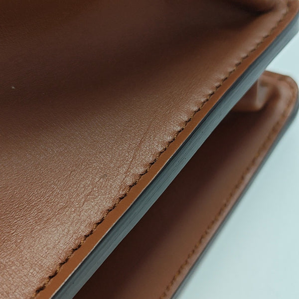 DAUPHINE MM Monogram Coated Canvas Brown