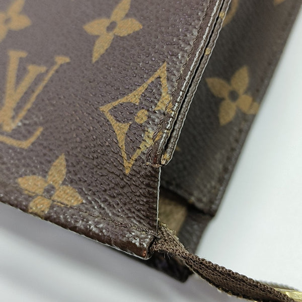 TOILET POCKET 26 Monogram Coated Canvas Brown