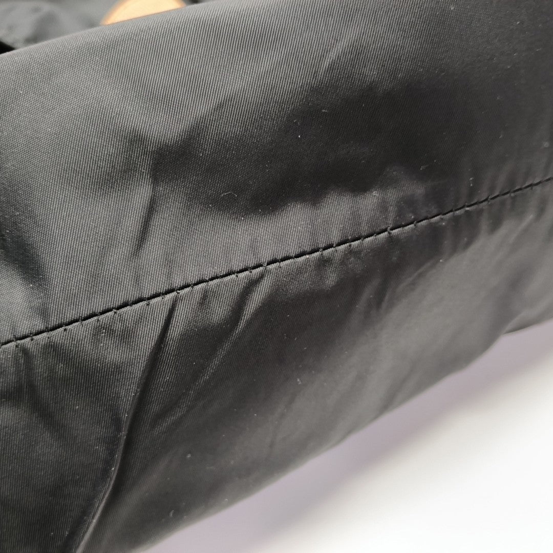 The Rucksack Large Nylon Black