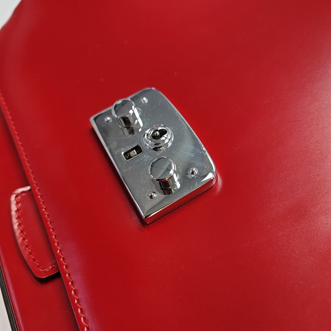 Lady Lock Calfskin Red