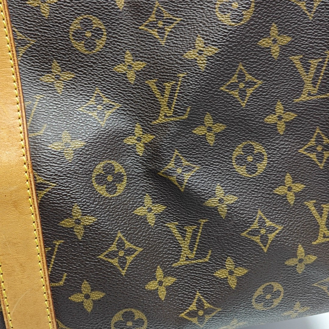 SAC SOUPLE 55 Monogram Coated Canvas Brown