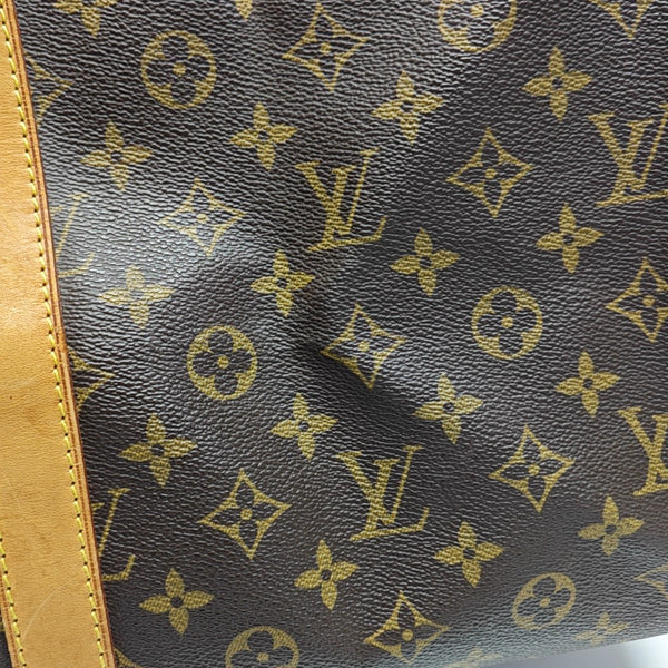 SAC SOUPLE 55 Monogram Coated Canvas Brown