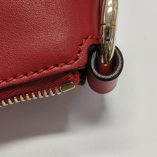 Monogram Calfskin Tote Bag Red