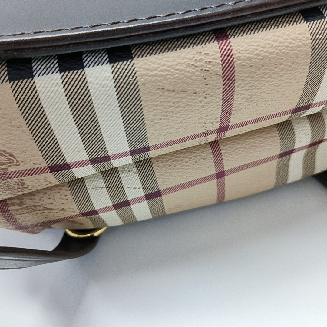 Calfskin Shoulder Bag Brown