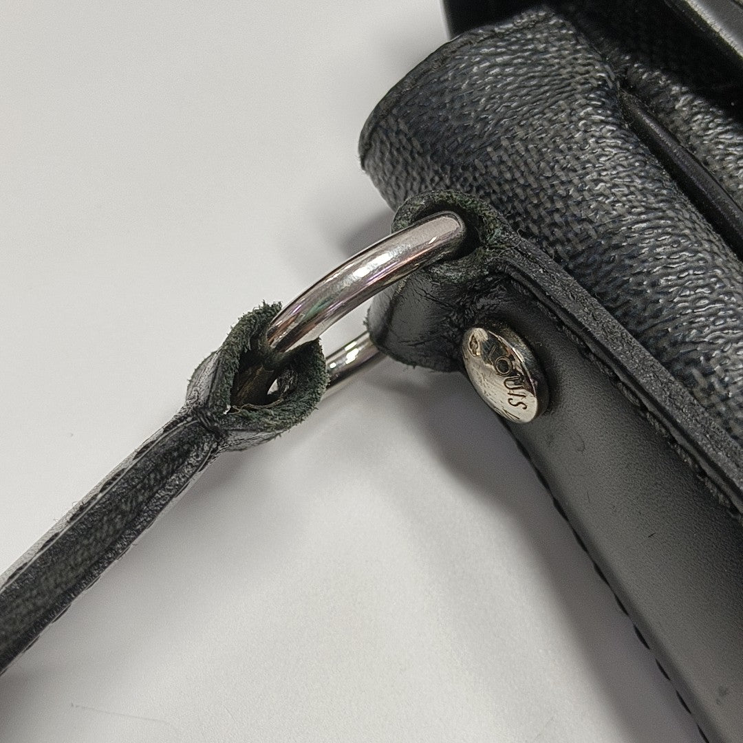 DANIEL Damier Graphite Coated Canvas Gray