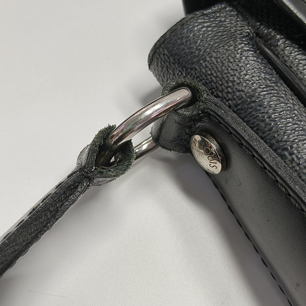 DANIEL Damier Graphite Coated Canvas Gray