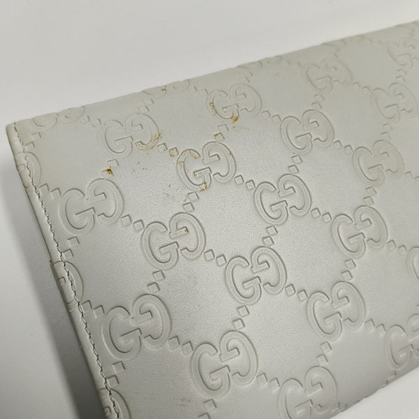 Signature Monogram Calfskin White Wallet