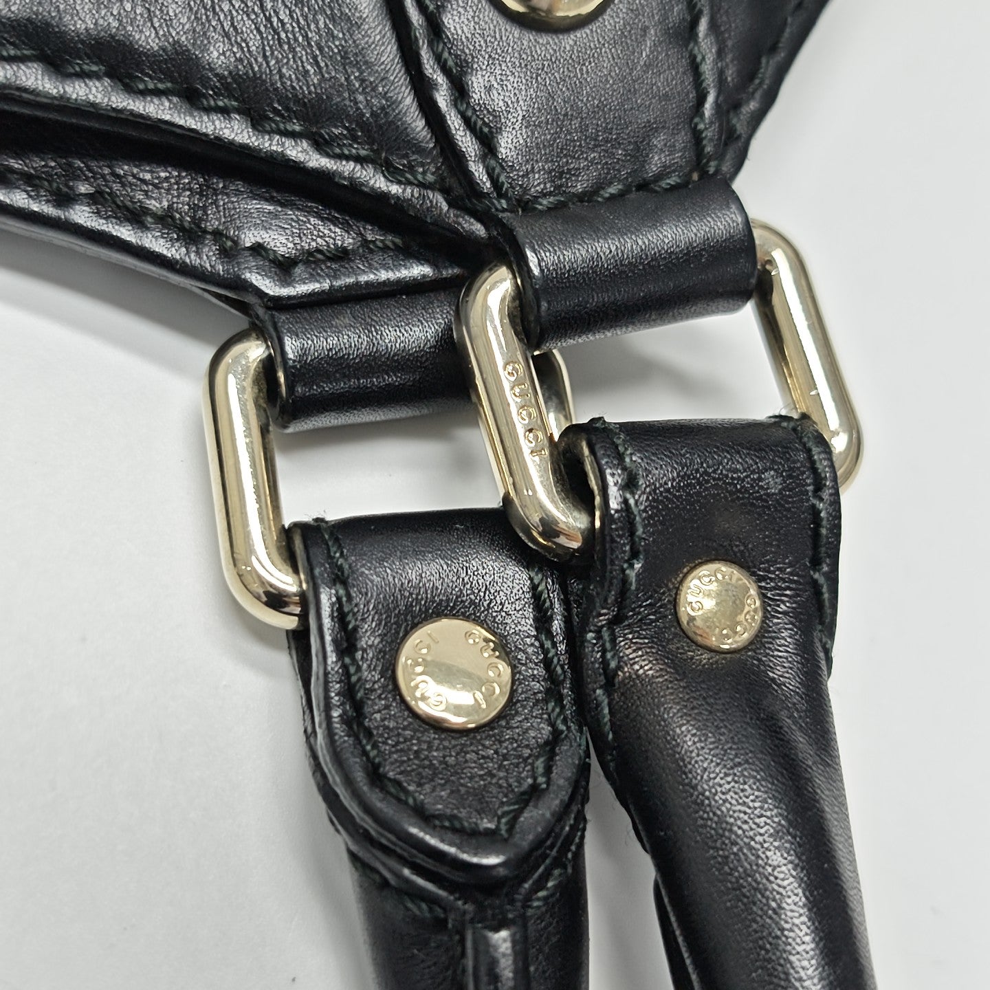Sukey Monogram Calfskin Black