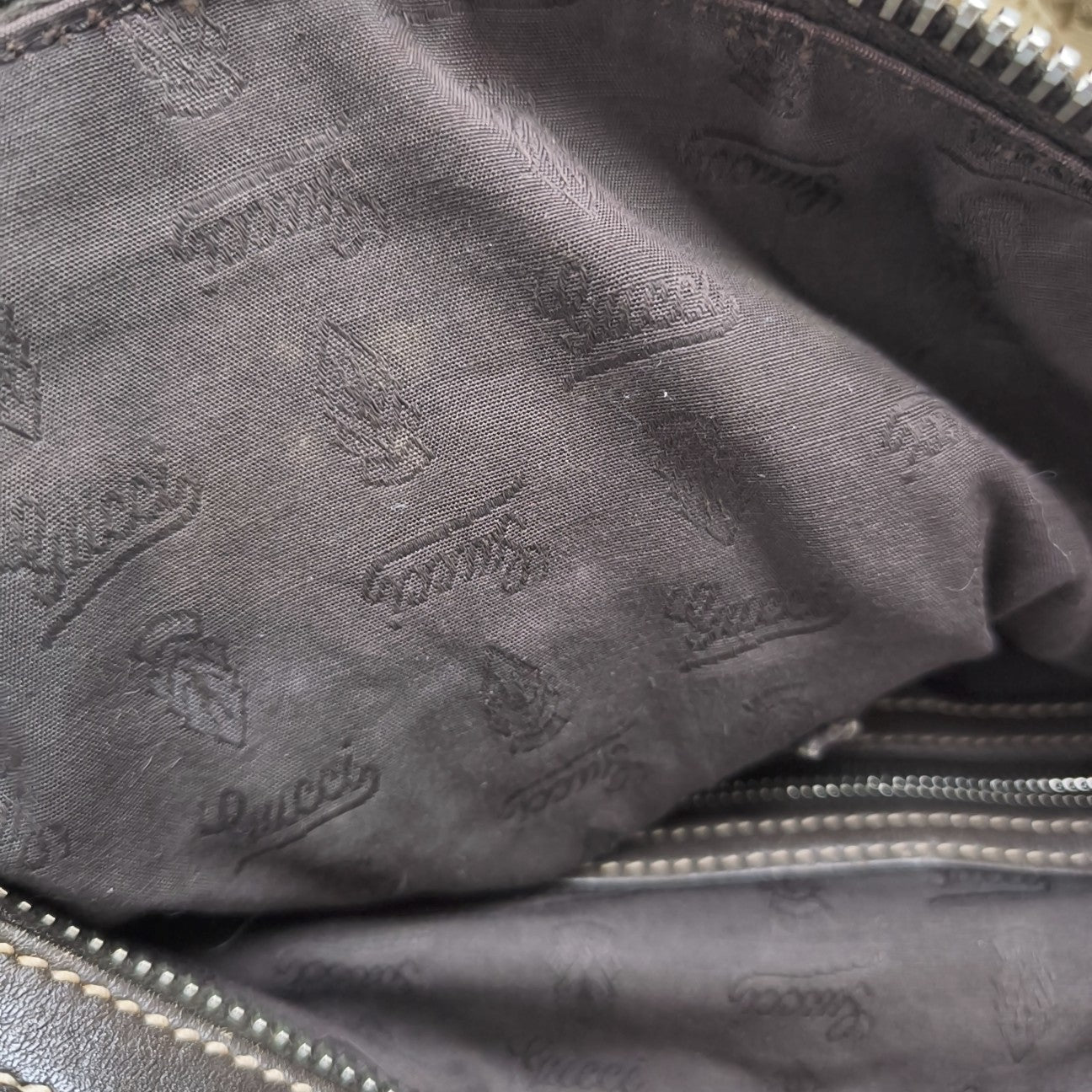 Monogram Canvas Top Handle Bag Beige