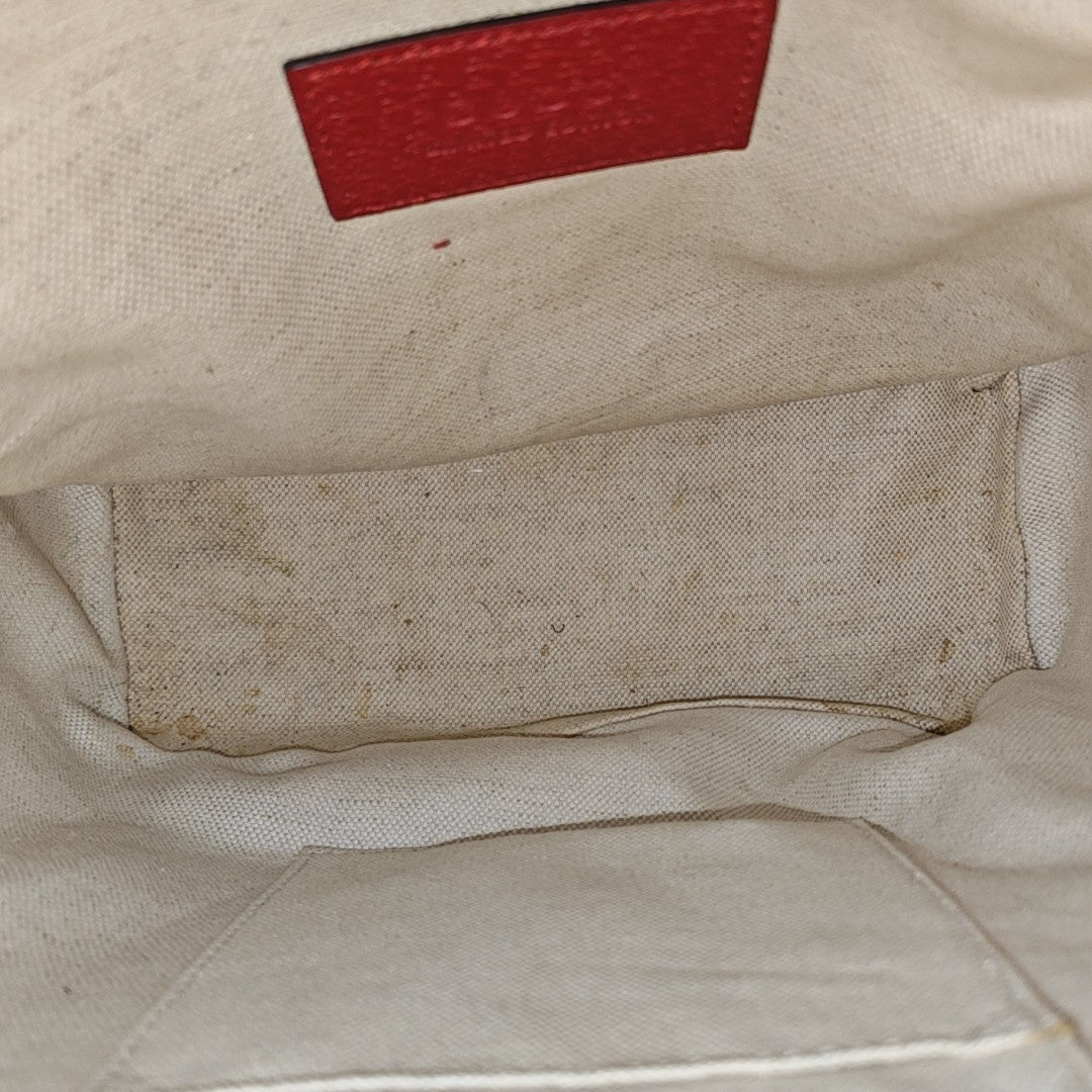 Monogram Coated Canvas Backpack Beige