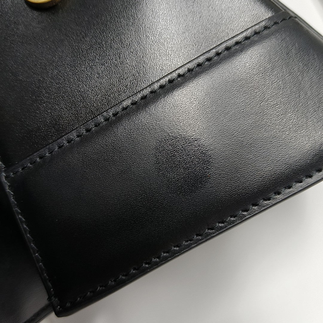 Hourglass XS Calfskin Black