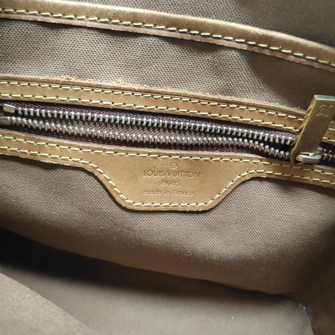 VINTAGE VAVIN PM Monogram Coated Canvas Brown