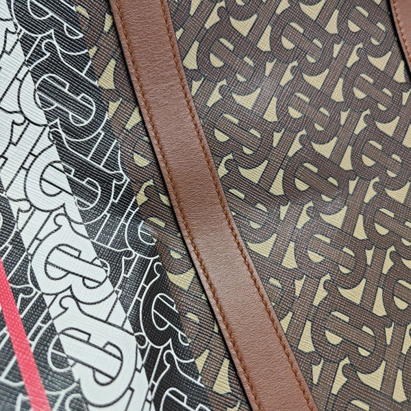 MONOGRAM Large Coated Canvas Brown