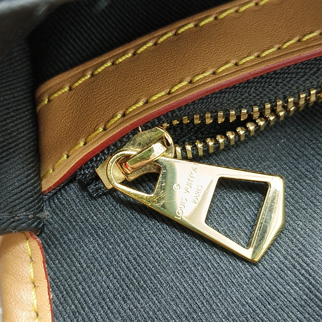 DIANE Monogram Coated Canvas Brown