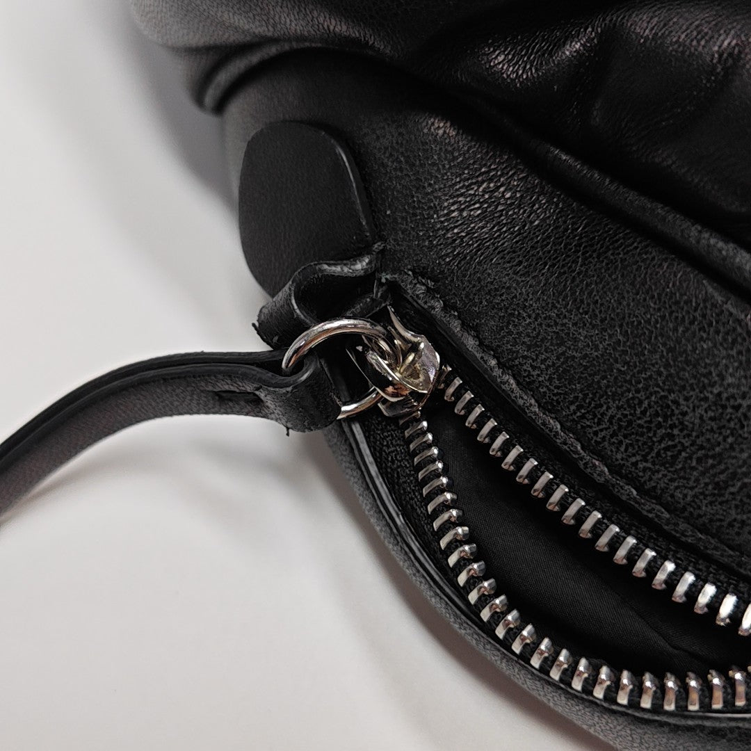 Leather Backpack Black
