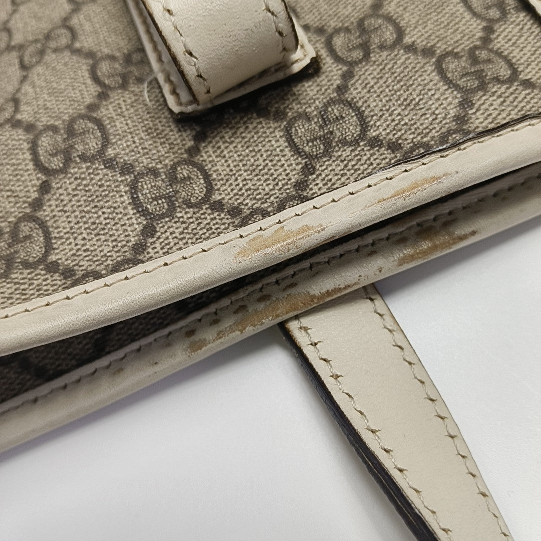 GG Imprime Monogram Coated Canvas Beige