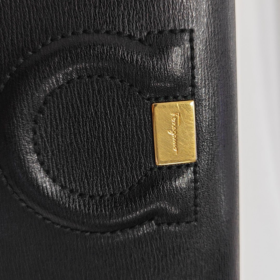 City Calfskin Black Wallet