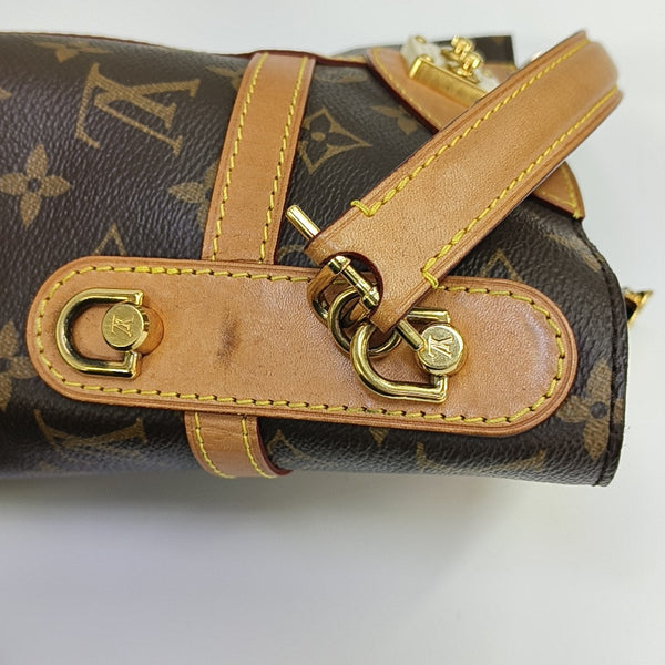 DUFFLE Monogram Coated Canvas Brown