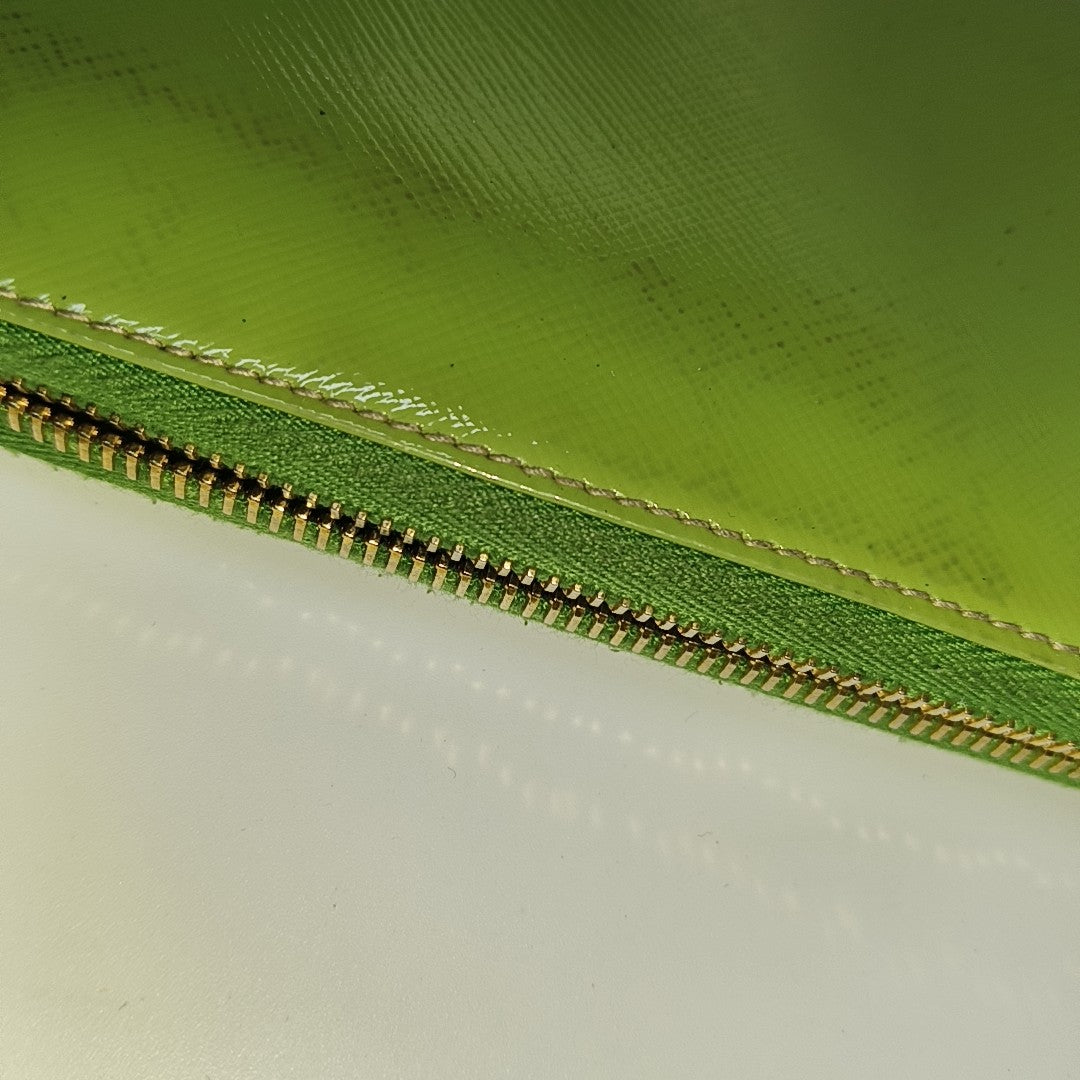 Saffiano Calfskin Wallet Green