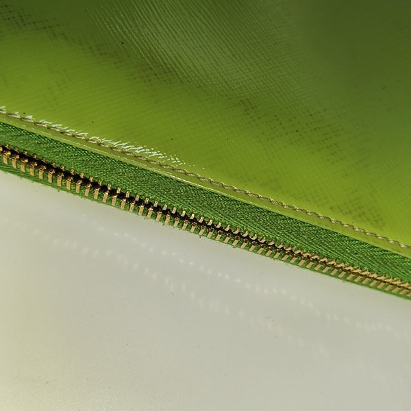 Saffiano Calfskin Wallet Green