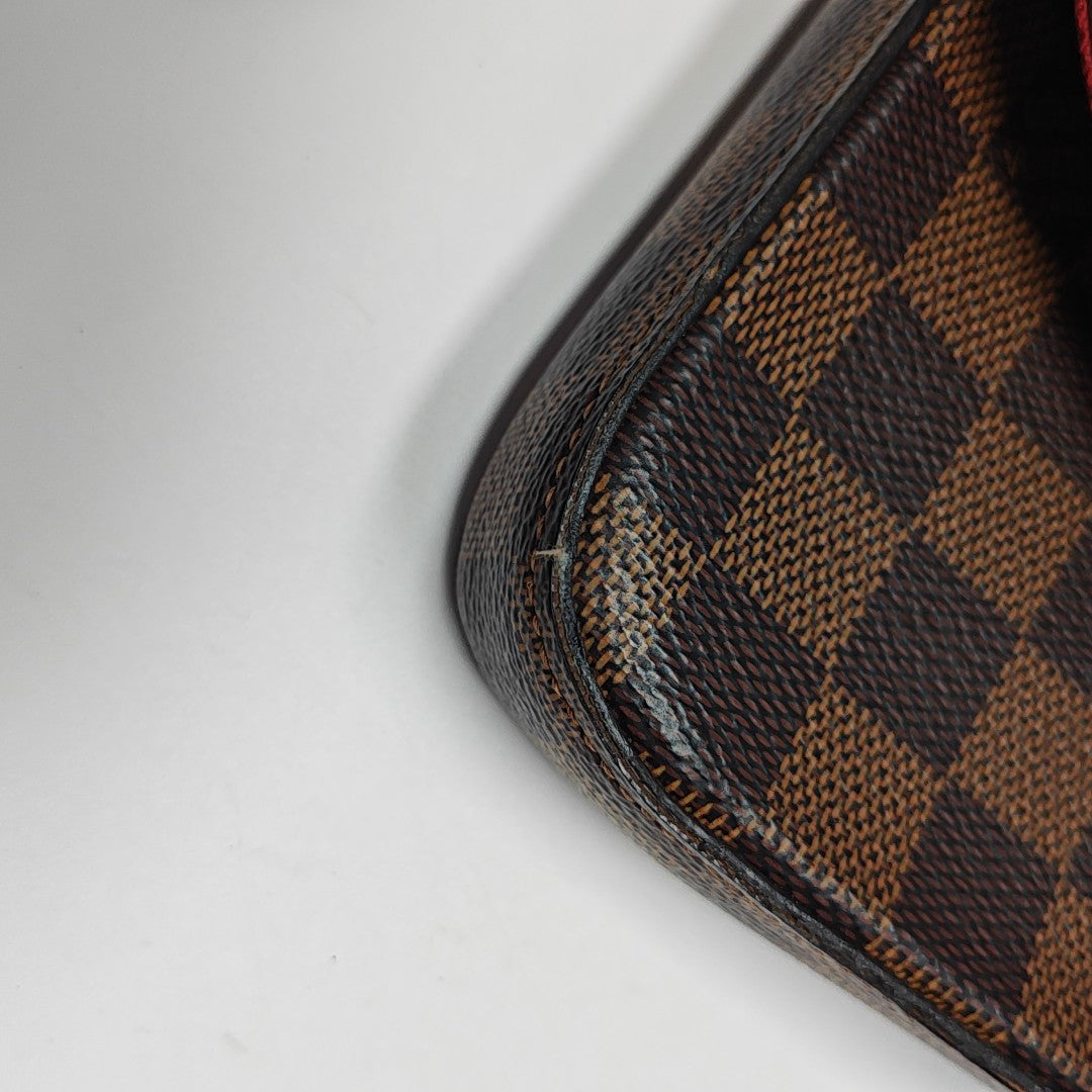 FÉLICIE Damier Ebene Coated Canvas Brown
