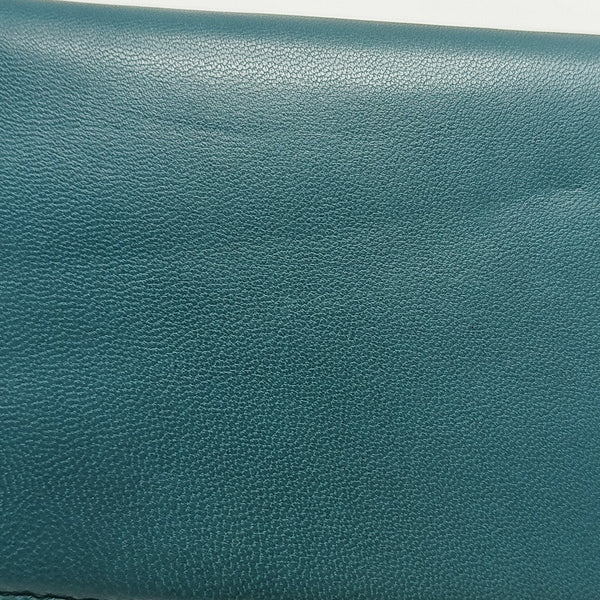 Brand Lambskin Blue Wallet