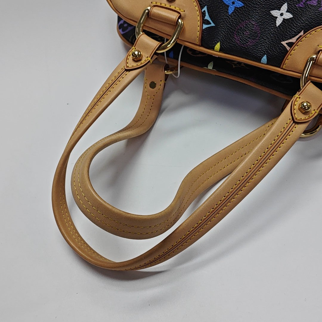 LV × TM CLAUDIA Monogram Coated Canvas Black