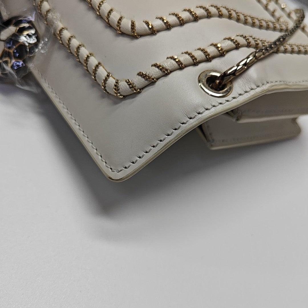 SERPENTI FOREVER Calfskin White