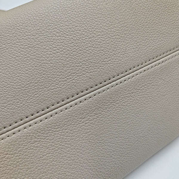 LOW KEY HOBO MM Monogram Calfskin Beige