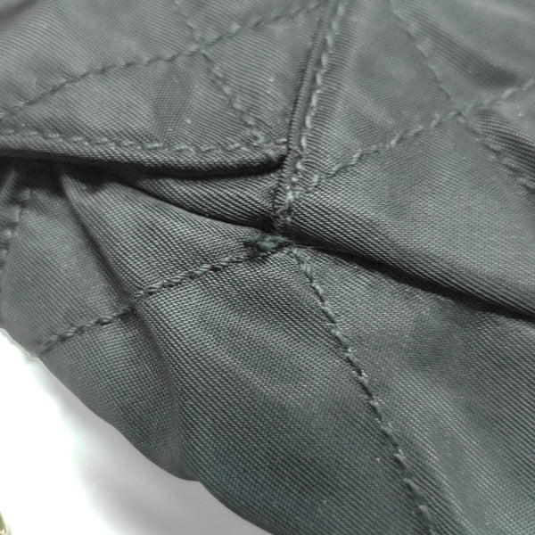 Nylon Quilted Nylon Black