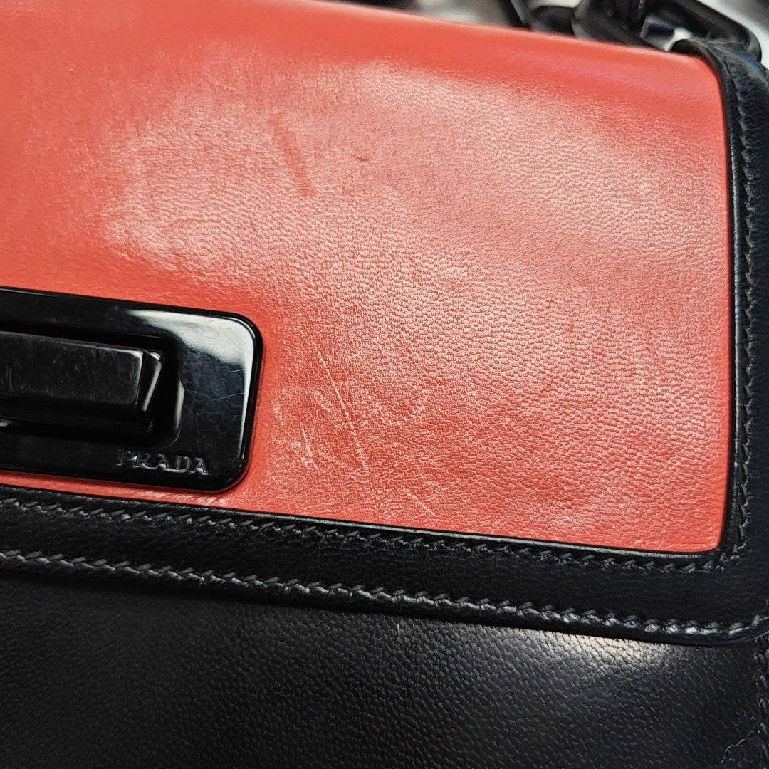 Calfskin Shoulder Bag Black