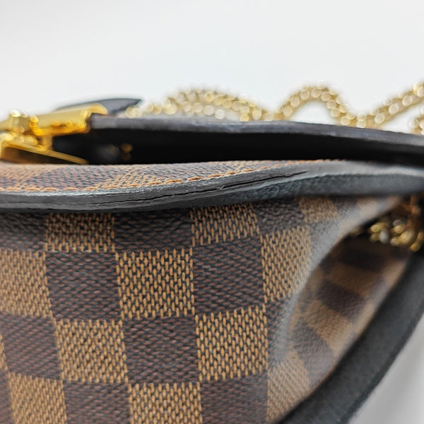 WIGHT Damier Ebene Coated Canvas Brown