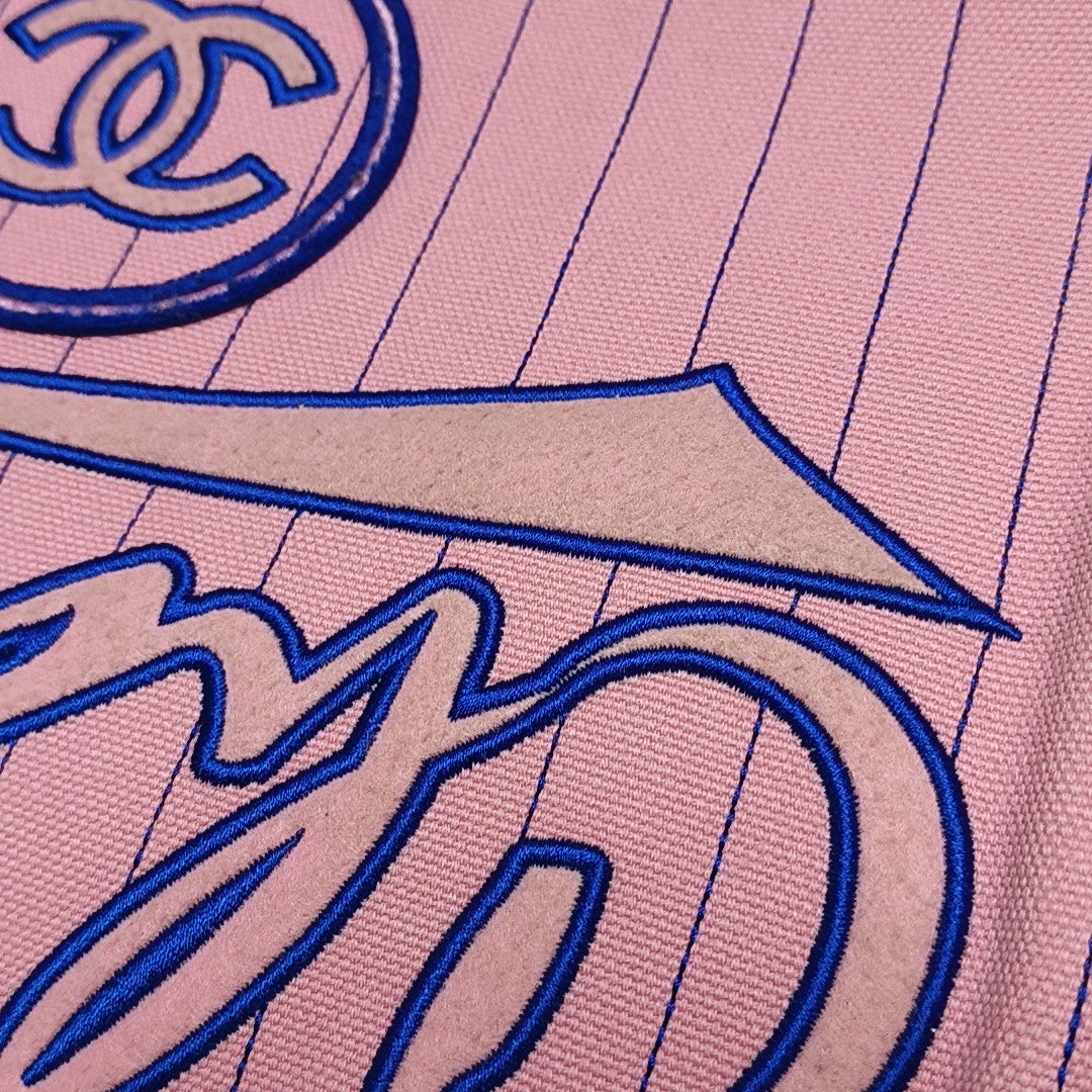 DEAUVILLE Large Quilted Canvas Pink