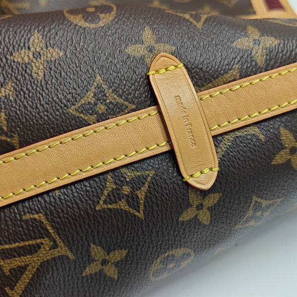 CARRYALL MM Monogram Coated Canvas Brown